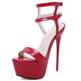 kamames Dancing Shoes Heels Ladies Large Heels Women 41-45 Sexy Waterproof Platform Stilettos Sandals