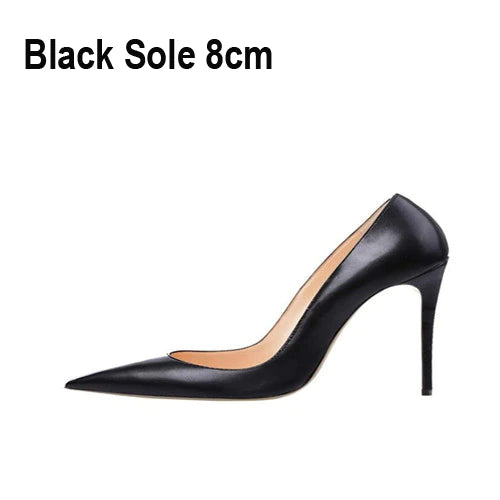 kamames pumps pointed toe 12cm high heels sexy shallow women shoes party evening shoes metal heel 10cm 8cm YG041 ROVICIYA