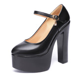 kamames High Heel 15CM Cheongsam Model Catwalk Shoes Women's Thick Soles Waterproof Table Pointed Professional Work Shoes Large Size Women's Singles Shoes