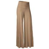 kamames Cross-Border Hot Solid Color Slim Fit Wide Leg Yoga Trousers Fitness Pants Women's Autumn and Winter Sports Trousers Loose Flared Pants