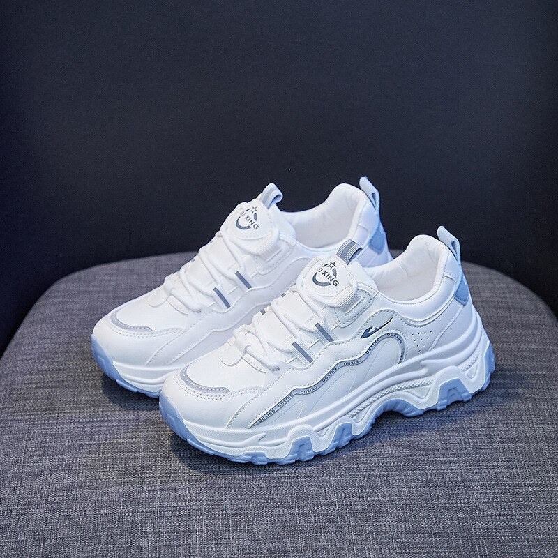 kamames Fashion Platform Sneakers Autumn Comfort Casual Sport Shoes Women Running Breathable Increase Shoes Zapatillas De Mujer