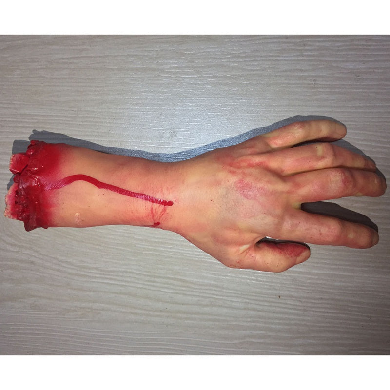 kamames Scary Fake Hand Finger Leg Foot Horror Props Bloody Hand Haunted House Party Decoration Halloween Accessories