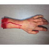 kamames Scary Fake Hand Finger Leg Foot Horror Props Bloody Hand Haunted House Party Decoration Halloween Accessories