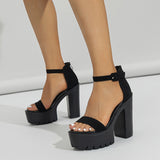 kamames Sandals Large-Size Fashion Increased 2024 Summer New Simple Shoes With Thick Soles