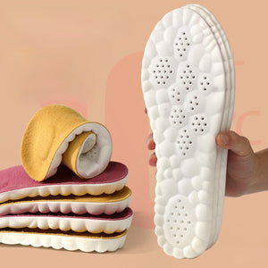 kamames Foam Insoles for Shoes Sole Warm Memory Foam Arch Support Cushion Women Winter Sports Shoes Self-heating Shoe Pads
