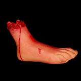 kamames Scary Fake Hand Finger Leg Foot Horror Props Bloody Hand Haunted House Party Decoration Halloween Accessories