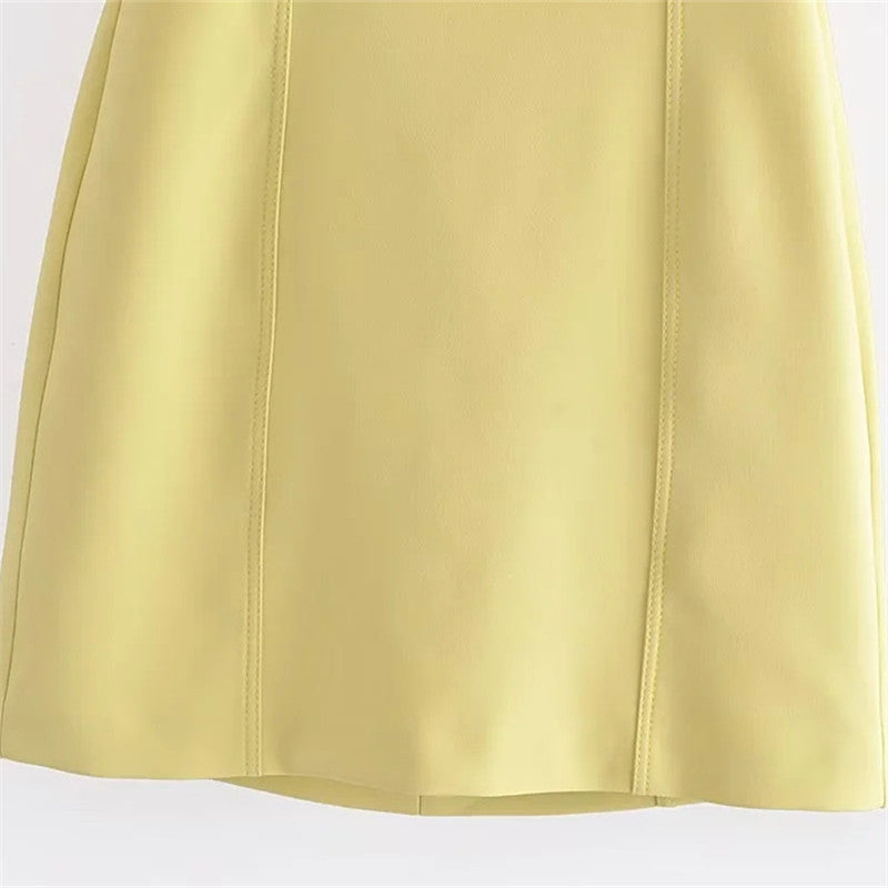 kamames Cut Out Corset Dress Woman Yellow Off Shoulder Mini Dress Women Summer Sexy Short Dresses For Women Backless Party Dresses
