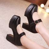 kamames Head Ultra High Heel 13Cm Cheongsam Model Catwalk High Heels Women's Thick Soles Waterproof Platform Work Shoes Women's Thick Heels Single Shoes