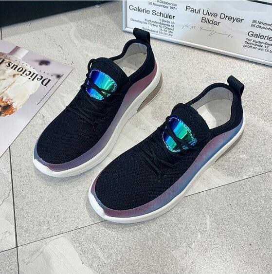 kamames Fashion Casual Sport Shoes of Women Breathable Mesh Women Wedge Sneakers Light Flat Trainer Female Size 43 Zapatos Mujer