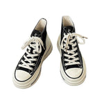 kamames kamames Spring And Autumn New Good Match Casual Women's Canvas Shoes Students Platform Platform Single Shoes Increased High Top Women's Shoes