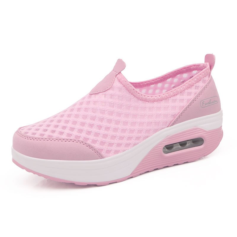 kamames Summer Women Shoes 2022 New Comfortable Breathable Vulcanized Shoes Woman Light Casual Sneaker Air Cushion Shoes Size 42