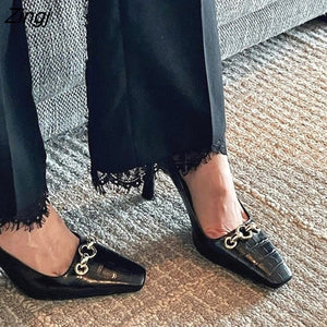 kamames Designer Sexy Lady Fashion Women Shoes Black Patent Leather Pointy Toe High Heels Pumps Party Shoes