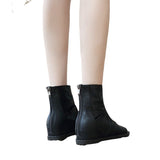 kamames Sandals Women's Summer Style Heightened Black Set Toe Women's High-Top Women's Shoes Roman Shoes