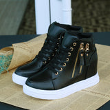 kamames Heightened Women's Shoes 2024 Spring New Leisure High-Upper Shoes, All-Purpose Sports Shoes, Lightweight And Thin Single Shoes, Sneakers