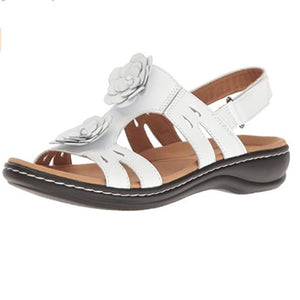 kamames Fashion Summer Peep Toe Shoes Women Hollow Fish Flowers Wedge Casual Sandals Comfortable Roman Plus Size 43 Sandals Women