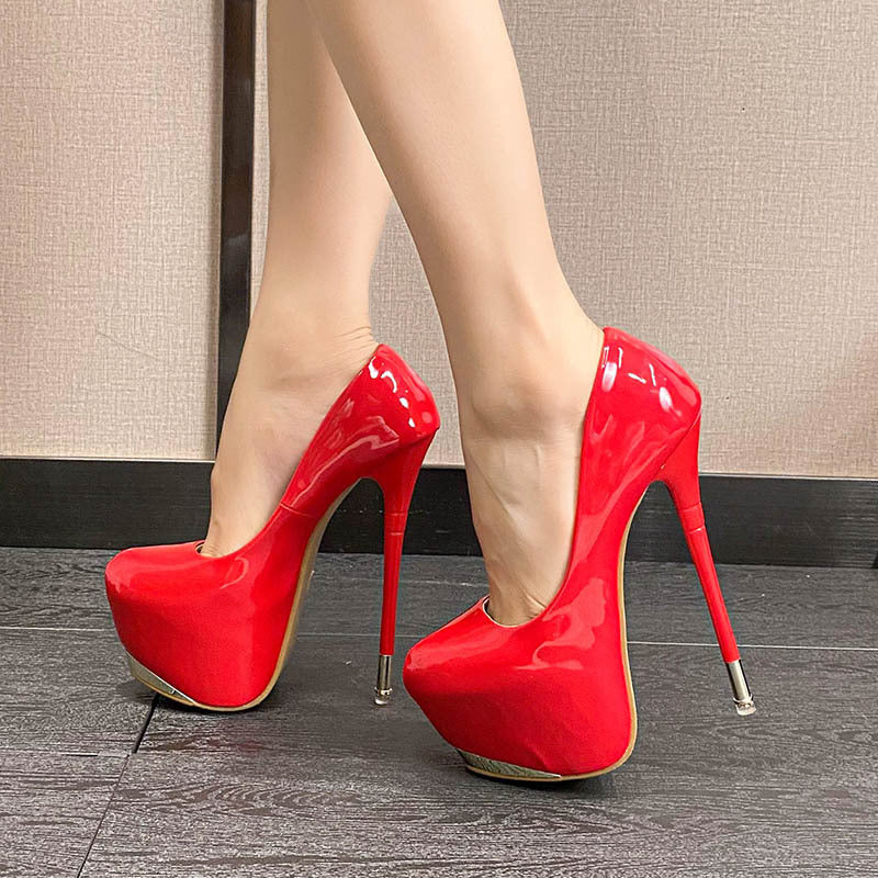 kamames Heels, Sexual Feelings, High Models, Catwalk Style, Shallow Mouth, Large Size Women's Shoes, Waterproof Platform, Soft Heels, Sex Bed Cannon Shoes.