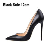 kamames pumps pointed toe 12cm high heels sexy shallow women shoes party evening shoes metal heel 10cm 8cm YG041 ROVICIYA