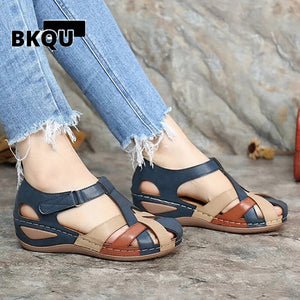 kamames Fashion Women Sandals Waterproo Sli On Round Female Slippers Casual Comfortable Outdoor Sunmmer Plus Size women shoes