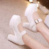 kamames Head Ultra High Heel 13Cm Cheongsam Model Catwalk High Heels Women's Thick Soles Waterproof Platform Work Shoes Women's Thick Heels Single Shoes