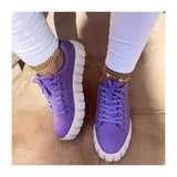 kamames kamames New Wish Independent Station Large Size Leisure Sports Flat Shoes Tie Canvas Shoes Women's Shoes