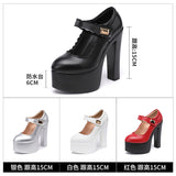 kamames Hates Tiangao Cheongsam Catwalk Shoes, Women's Muffin Soles, Waterproof Platform, Pointed Models, Stage Performance Shoes.