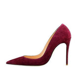 kamames Red 12 cm extreme high heels pointed toe shallow women shoes Women Pumps Wedding Party Woman Shoes RM003 ROVICIYA