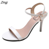kamames Sexy Peep Toe Hollow Out Wedding Party Shoes for Women Sandals Thin Heels Rubber High Heels Women Pumps Shoes Woman Summer