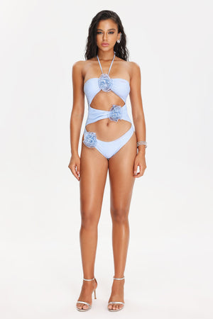 kamames Delisy Flower Halter Swimsuit