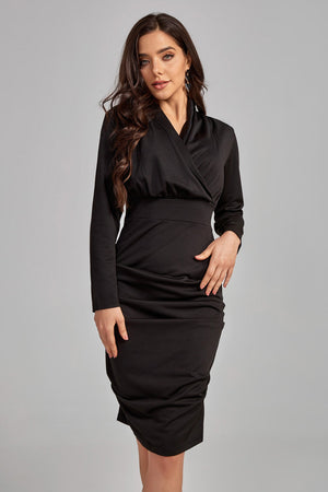 kamames Dora Commuter Sheath Midi Dress