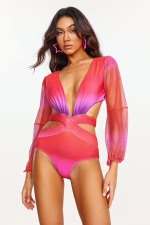 Kamames Emma Gradient Cut Out Swimsuit