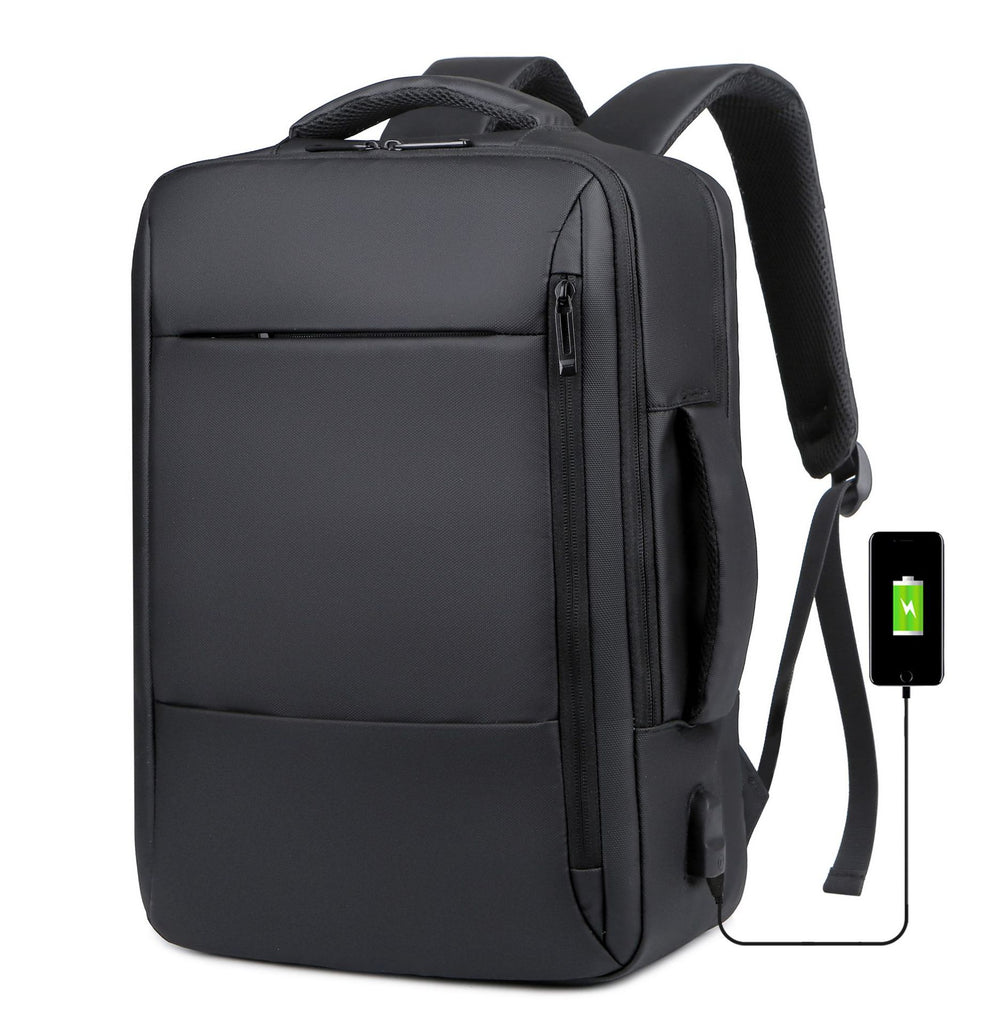 KAMAMES Fashion Cross-Border Creative USB Rechargeable Backpack Casual Business Men's Bag Student Notebook Backpack
