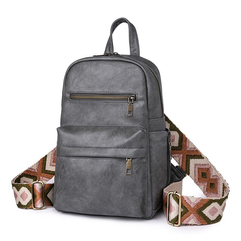 KAMAMES 2025 popular new women's backpack, 2025 retro fashion women's bag,  hot-selling commuter breast bag, backpack.