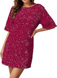 KAMAMES 2025 popular spring and summer new New Popular trade women's clothing  wish mid-skirt slanted shoulder bead dress dress dress dress