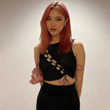 KAMAMES 2025 Popular,   spring explosive new chest beveled edge hanging ear lace small vest  Popular trade wholesale women's clothing