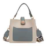 KAMAMES Bag Women's Bag  New Bucket Bag Simple Fashion Color Contrast Large Capacity Crossbody Handbag