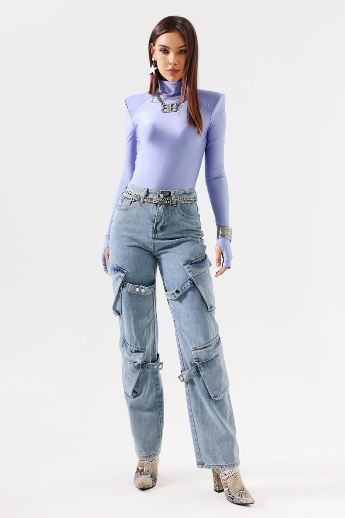 kamames Reggie Padded Shoulder Bodysuit