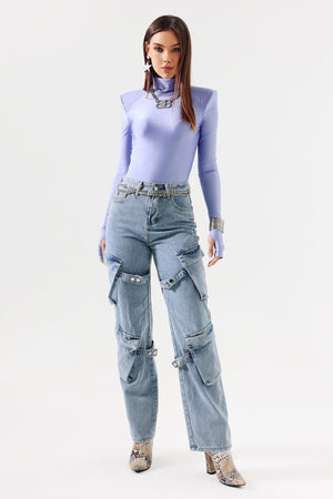 kamames Reggie Padded Shoulder Bodysuit