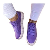 kamames kamames New Wish Independent Station Large Size Leisure Sports Flat Shoes Tie Canvas Shoes Women's Shoes