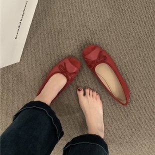 kamames Sense Of Minority French Soft-Soled Single Shoes Women's Spring And Summer Style 2024 New Xiaoxiangfeng Doudou Grandma Shoes