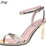 kamames Sexy Peep Toe Hollow Out Wedding Party Shoes for Women Sandals Thin Heels Rubber High Heels Women Pumps Shoes Woman Summer