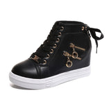 kamames Autumn And Winter New Style Heightened Women's Shoes Korean Version Of Small White Shoes Female Students Single Shoes Leisure Sports Shoes All Kinds Of Short Boots