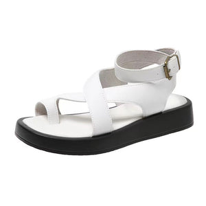 kamames Sandals 2023 Summer New Thick-Soled Leisure Large-Size Toe-Raising Shoes Roman Women's Sandals