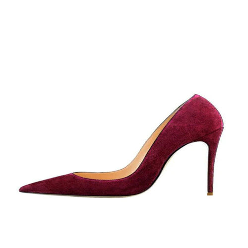 kamames Red 12 cm extreme high heels pointed toe shallow women shoes Women Pumps Wedding Party Woman Shoes RM003 ROVICIYA