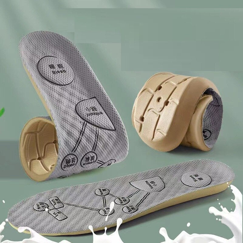 kamames Deodorant Insole Shoe Pads Palmilha 3D Foot Acupressure Insole Men Women Soft Breathable Sports Cushion Inserts