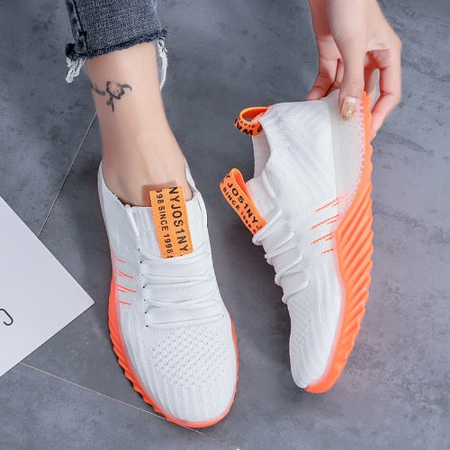 kamames Fashion Platform Sneakers Women Lace-up Vulcanize Shoes Designer Female Breathable Mesh Casual Sport Shoes Chaussures Femme