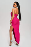 kamames Evelina Strapless Maxi Bandage Dress