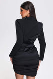 kamames Rueny Satin Blazer Dress