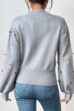 kamames Colorful Yarn Ball Pullover Sweater