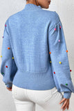 kamames Colorful Yarn Ball Pullover Sweater