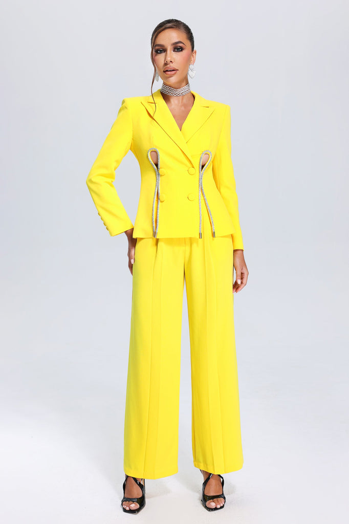 kamames Sada Cutout Blazer Set